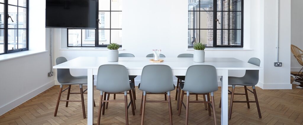 chairs, table, contemporary, furniture, indoors, interior design, office, room, spacious, windows, interior decoration, office furniture, meeting room, boardroom, office, office, office, office, office